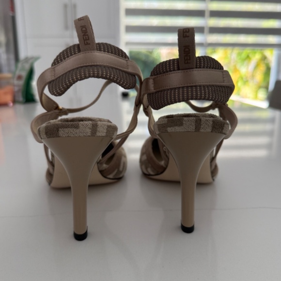FENDI Colibri Lite 55mm Monogram Pumps Heels Shoes - Picture 6 of 11